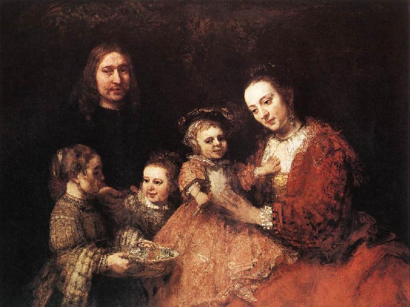 REMBRANDT Harmenszoon van Rijn Family Group